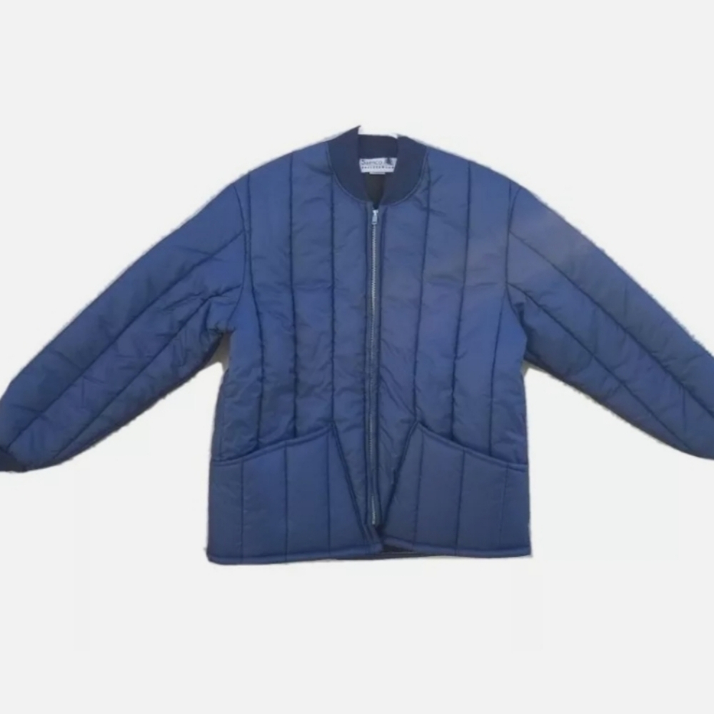 Samco Sportswear Thick Blue Freezer Jacket Size L